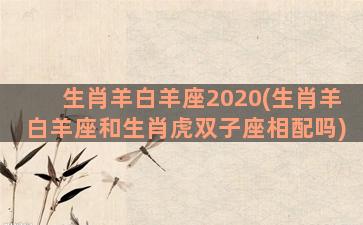 生肖羊白羊座2020(生肖羊白羊座和生肖虎双子座相配吗)